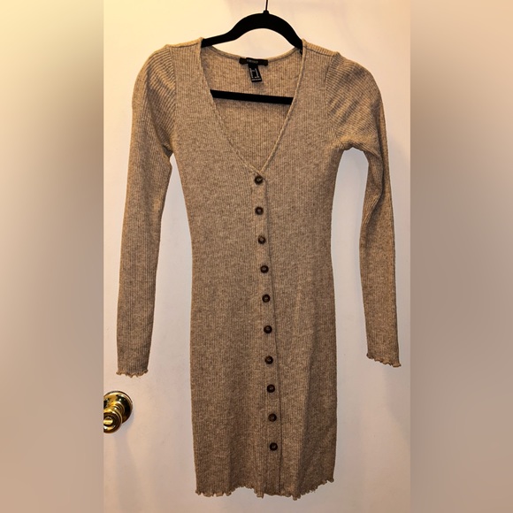Forever 21 | Dresses | Forever 2 Dress Size Medium Light Brown | Poshmark